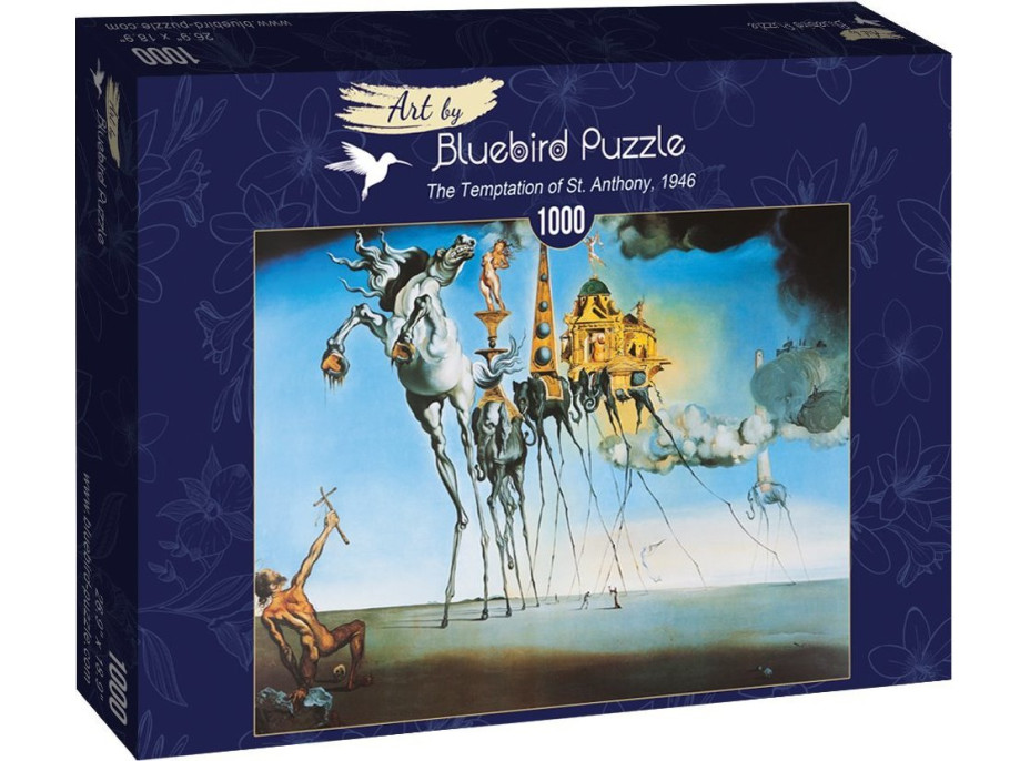 BLUEBIRD Puzzle Pokušenie sv.Antonína 1000 dielikov