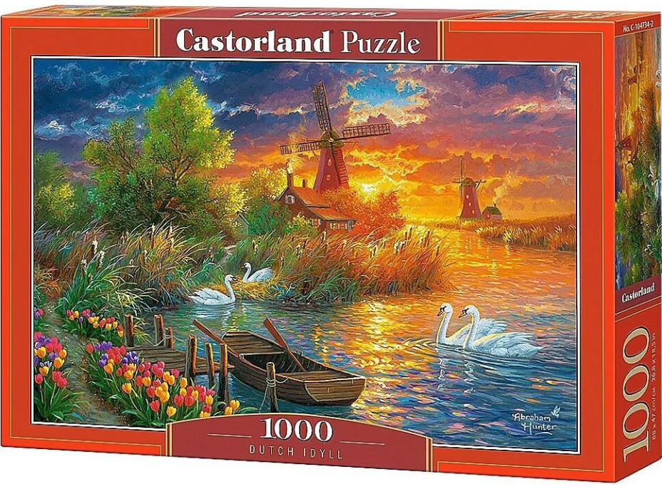 CASTORLAND Puzzle Holandská idylka 1000 dielikov