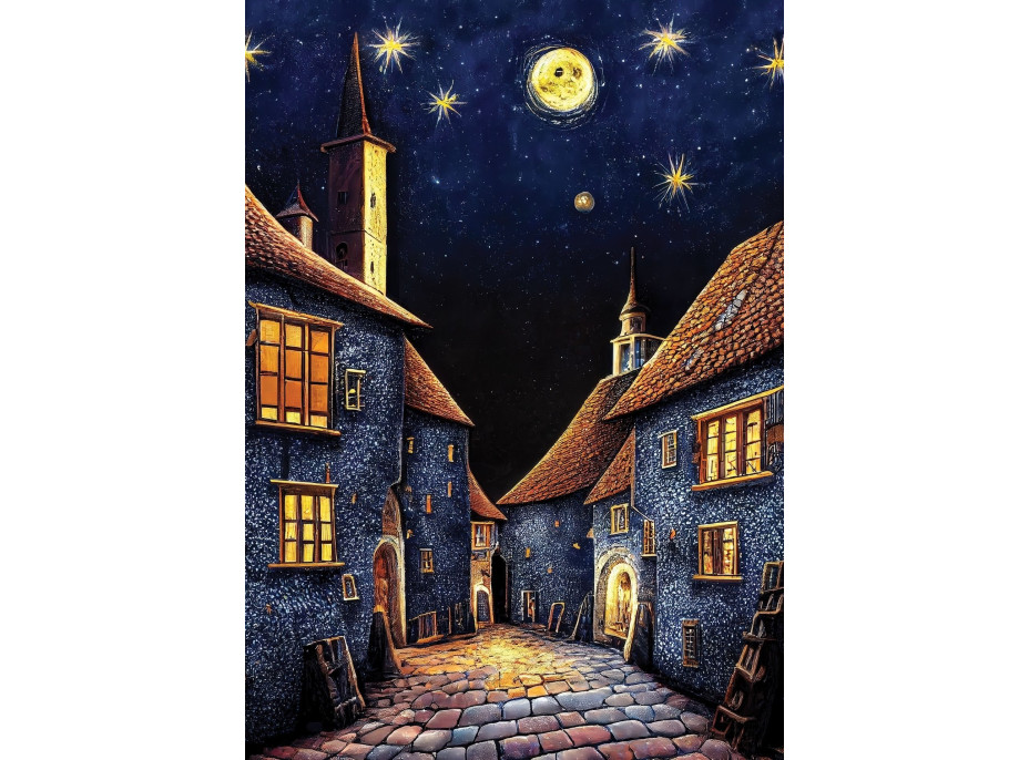 ART PUZZLE Puzzle Stredoveká noc Chánov 500 dielikov