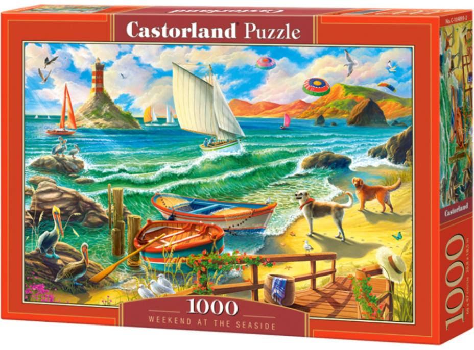 CASTORLAND Puzzle Víkend pri mori 1000 dielikov