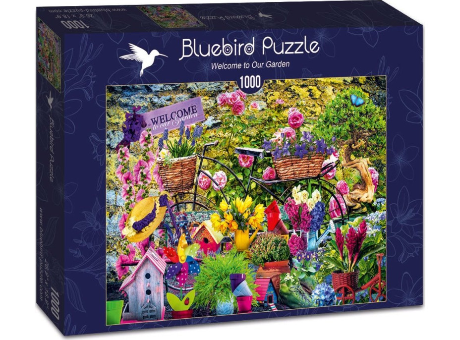 BLUEBIRD Puzzle Vitajte v našej záhrade 1000 dielikov