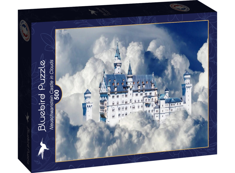 BLUEBIRD Puzzle Zámok Neuschwanstein v oblakoch 500 dielikov