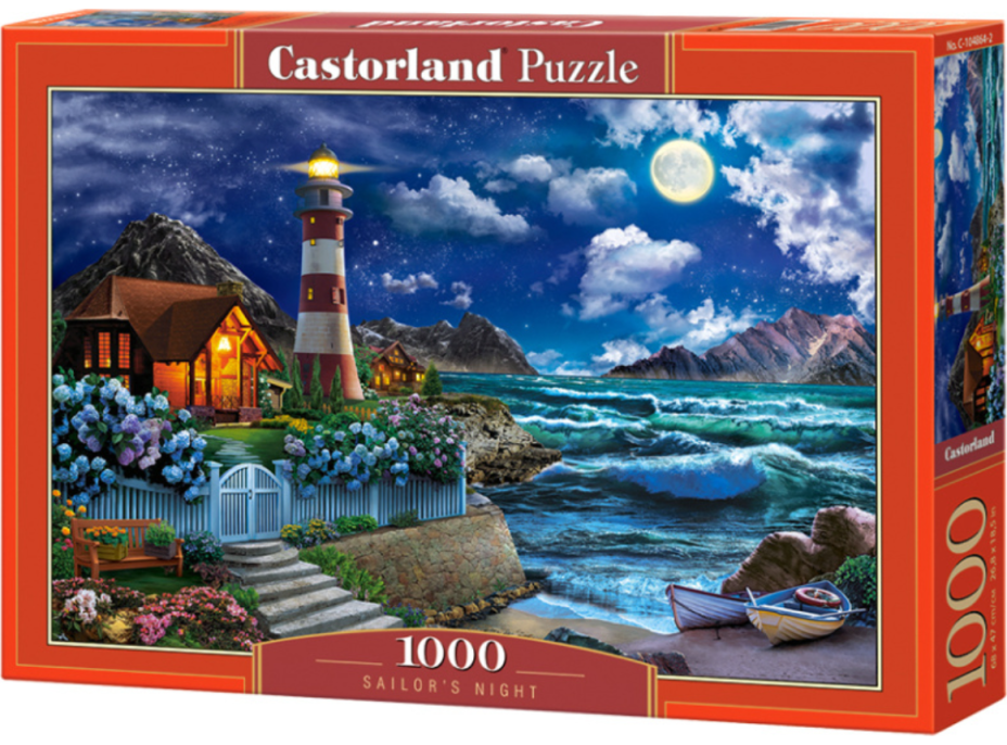 CASTORLAND Puzzle Noc námorníka 1000 dielikov