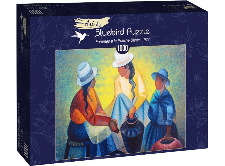 BLUEBIRD Puzzle Ženy s modrou vázou 1000 dielikov