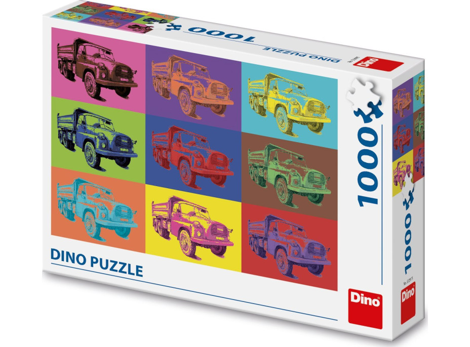 DINO Puzzle Pop Art: Tatra 1000 dielikov