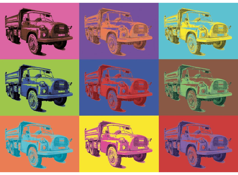 DINO Puzzle Pop Art: Tatra 1000 dielikov