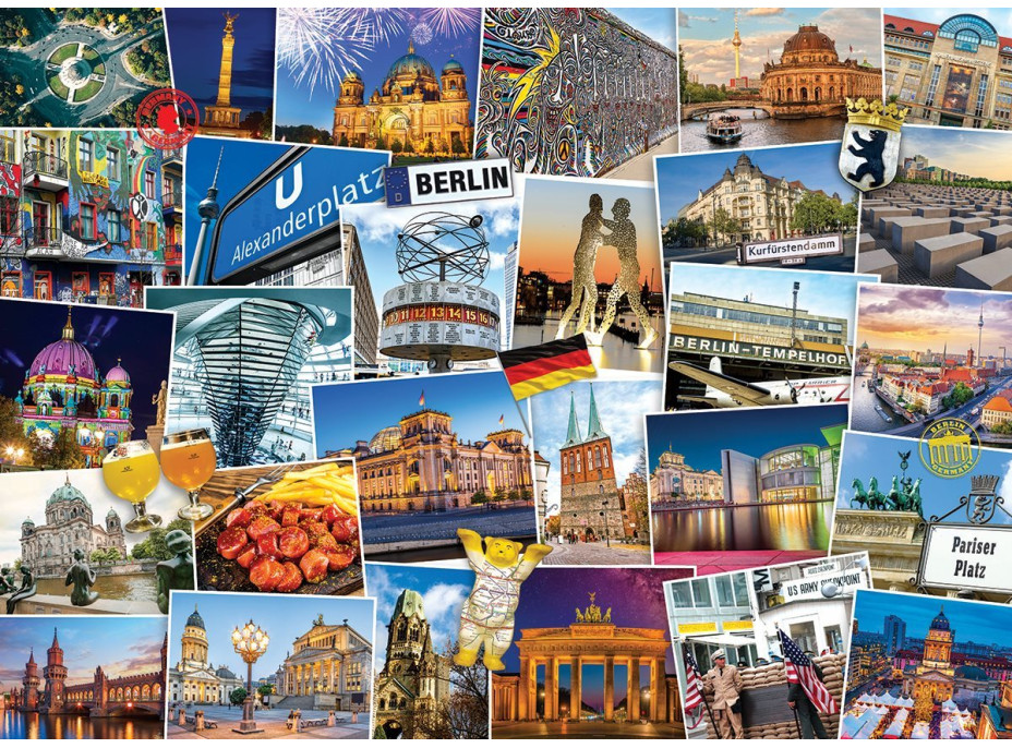 EUROGRAPHICS Puzzle Svetobežník - Berlín 1000 dielikov