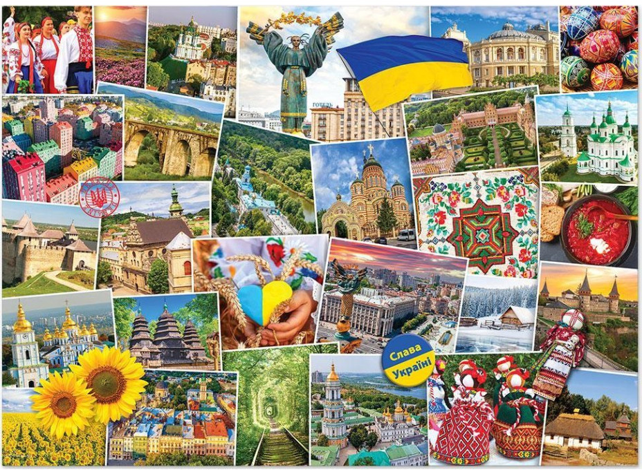 EUROGRAPHICS Puzzle Ukrajina 1000 dielikov