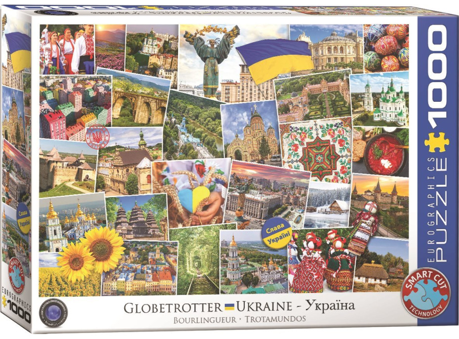 EUROGRAPHICS Puzzle Ukrajina 1000 dielikov