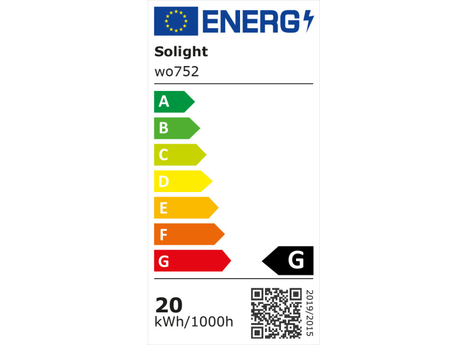 LED vonkajšie osvetlenie štvorcové - 20 W - 1500 lm - 4000 K