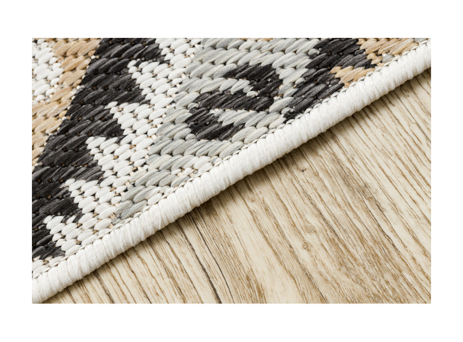 Kusový koberec Cooper Sisal Aztec 22224 ecru/black