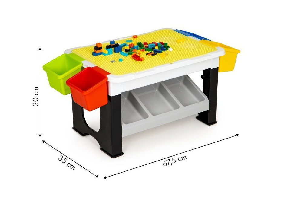 ECOTOYS Herný stôl na skladanie kociek