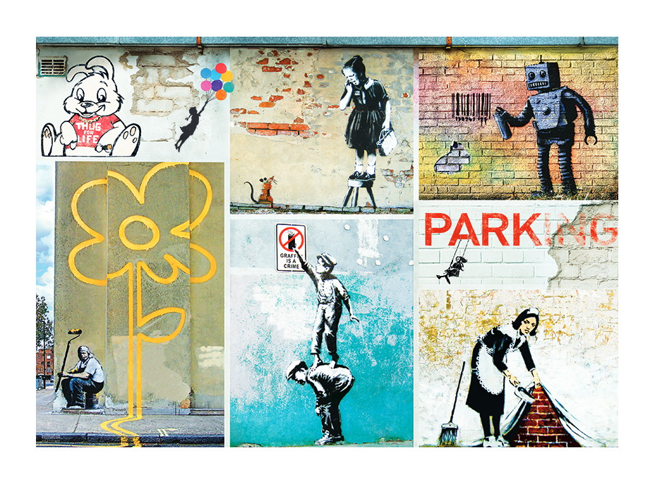 EUROGRAPHICS Puzzle Banksy 1000 dielikov