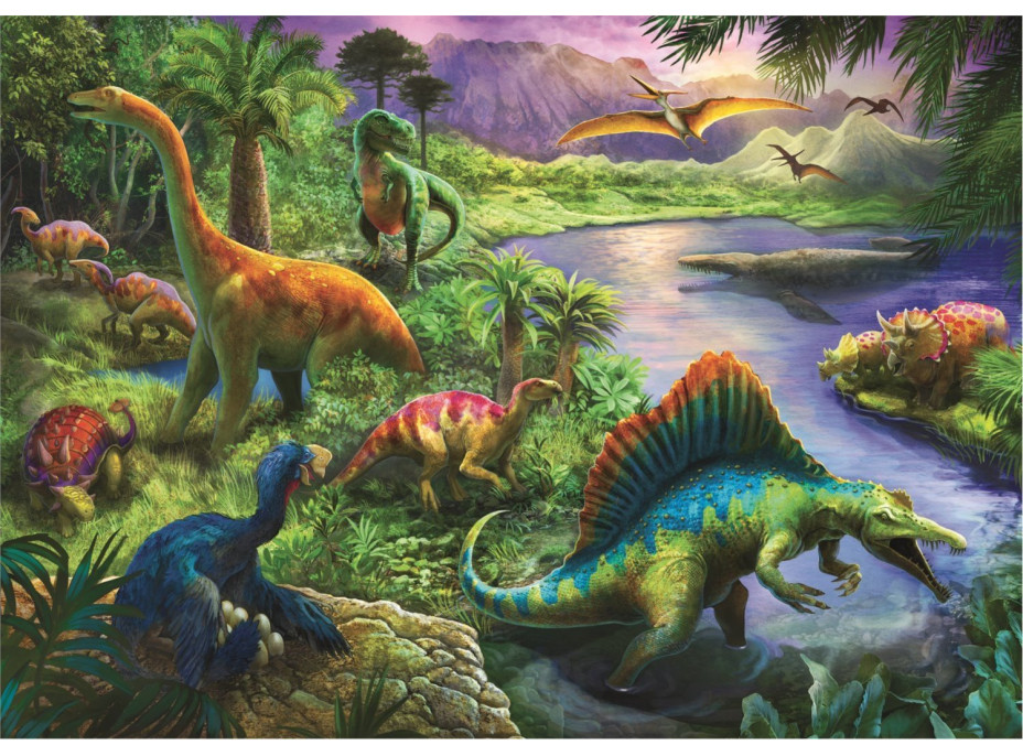 TREFL Puzzle Dinosaury 200 dielikov