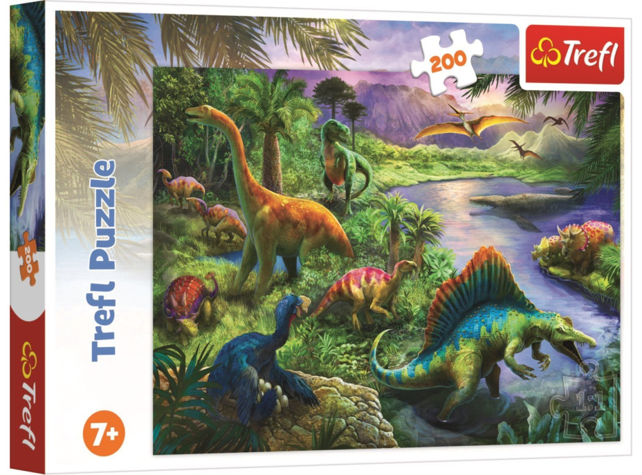 TREFL Puzzle Dinosaury 200 dielikov