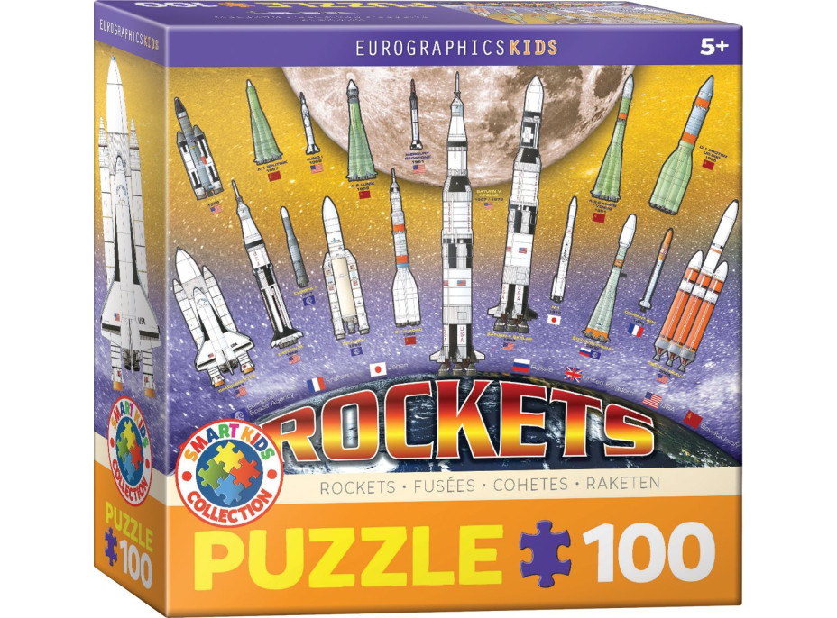 EUROGRAPHICS Puzzle Medzinárodné vesmírne rakety 100 dielikov