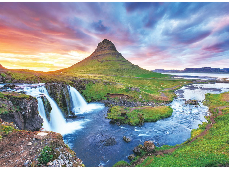 EUROGRAPHICS Puzzle Vodopád Kirkjufell, Island 1000 dielikov