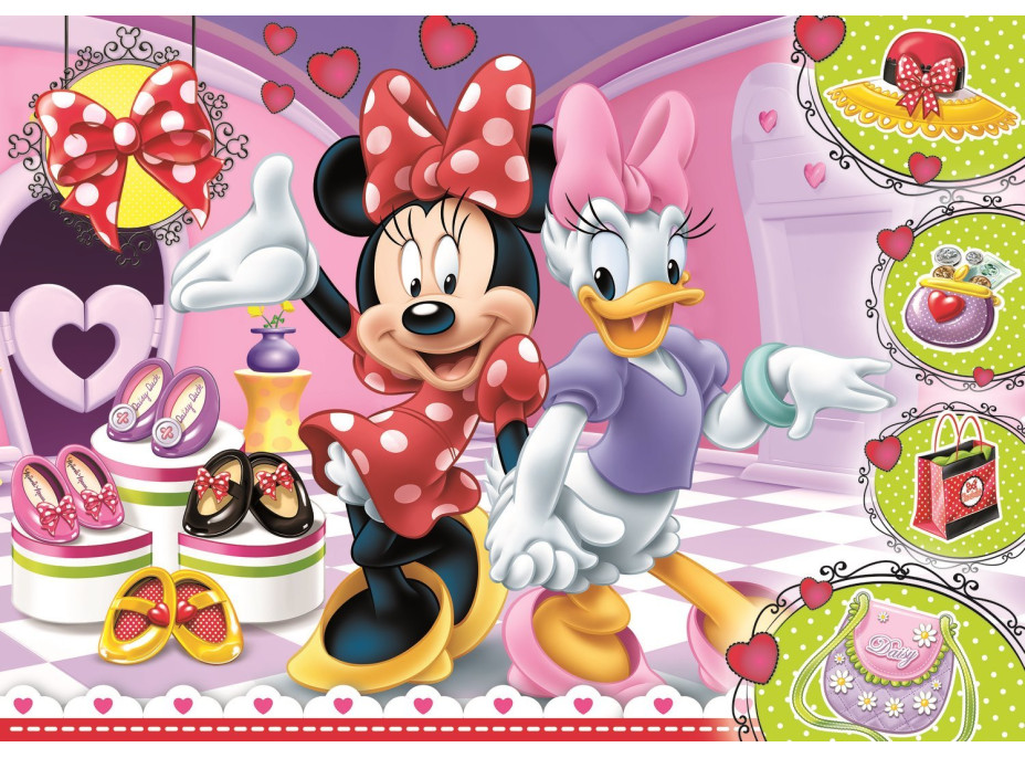 TREFL Trblietavé puzzle Minnie a Daisy 100 dielikov