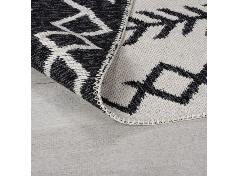 Kusový koberec Deuce Edie Recycled Rug Monochrome/Black