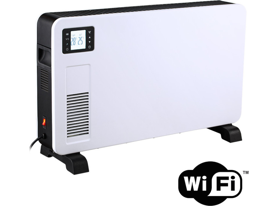 Teplovzdušný konvektor 2300W, WiFi, LCD, ventilátor, časovač, nastaviteľný termostat