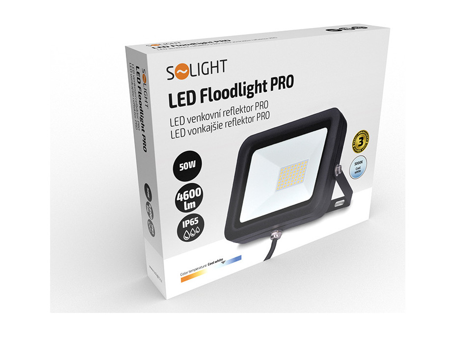 LED reflektor PRO, 50W, 4600lm, 5000K, IP65