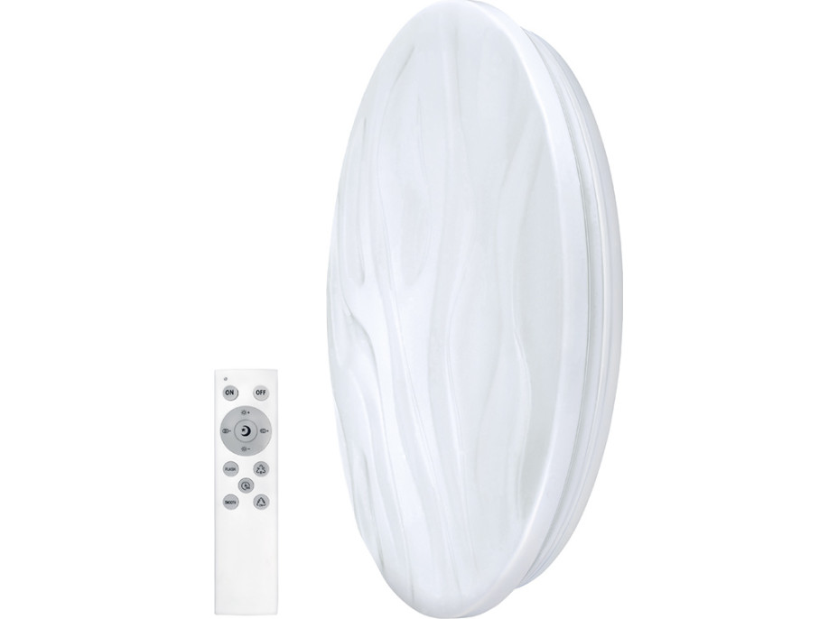 LED smart stropné svetlo Wave, 30W, 2300lm, wifi, RGB + CCT, diaľkové ovládanie