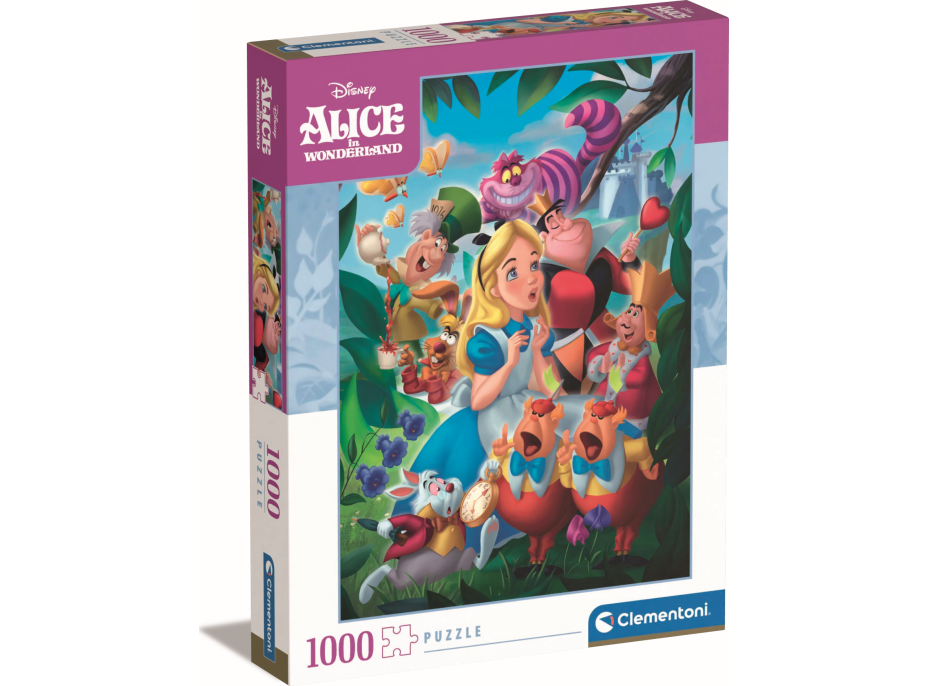 CLEMENTONI Puzzle Alenka v ríši divov 1000 dielikov