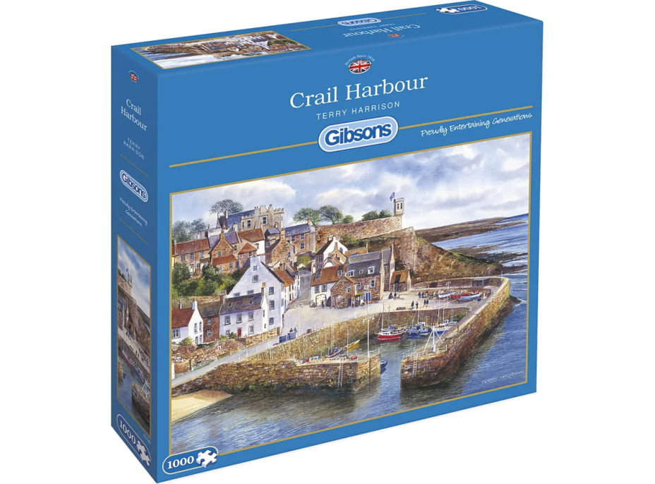 GIBSONS Puzzle Prístav Crail Harbour 1000 dielikov