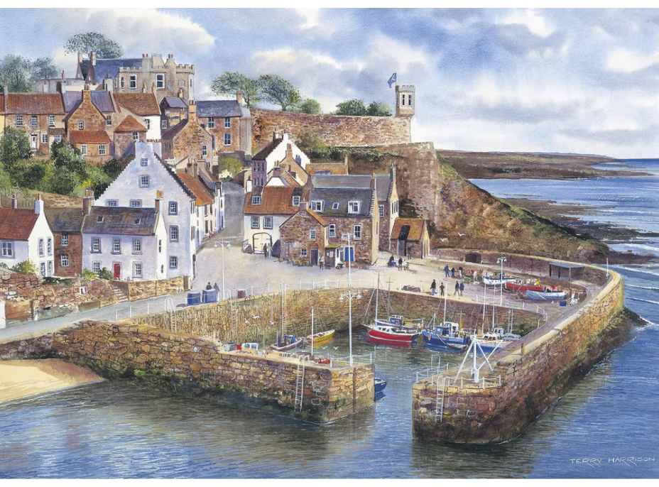 GIBSONS Puzzle Prístav Crail Harbour 1000 dielikov