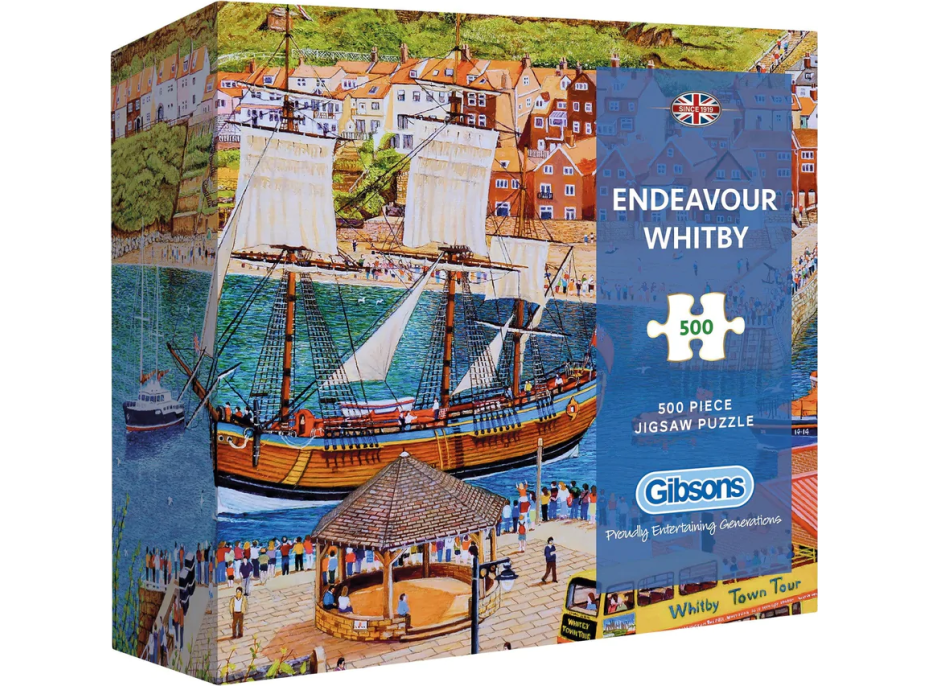 GIBSONS Puzzle Endeavour Whitby 500 dielikov