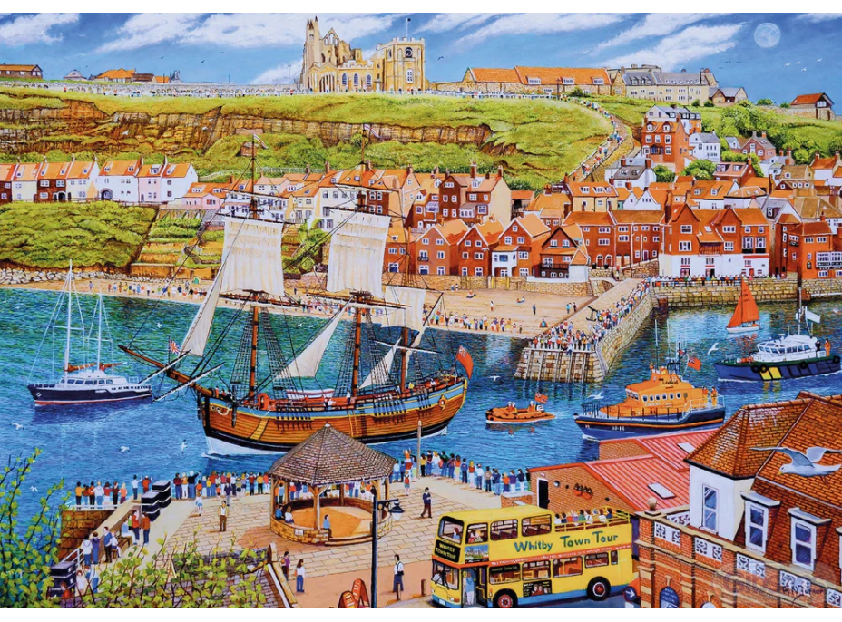 GIBSONS Puzzle Endeavour Whitby 500 dielikov