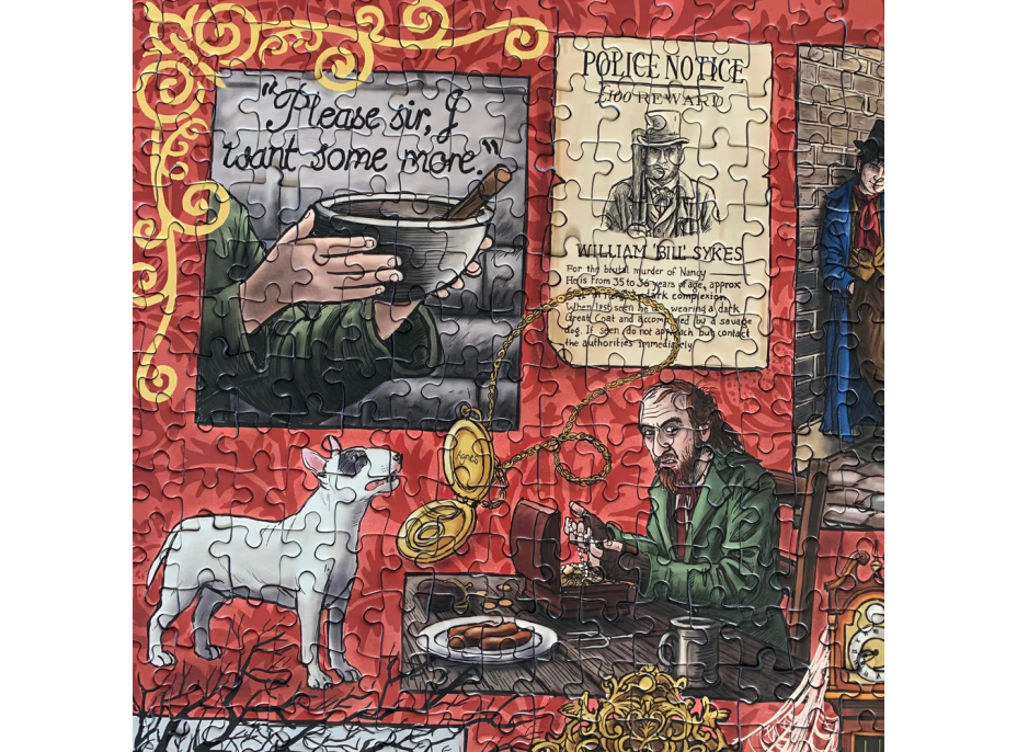 GIBSONS Puzzle Knižný klub: Charles Dickens 1000 dielikov