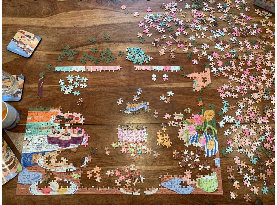 GIBSONS Puzzle Maškrtenie s Norou 1000 dielikov