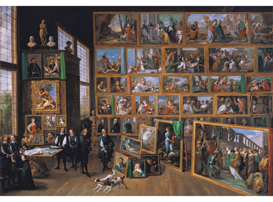 CLEMENTONI Puzzle Museum Collection: Arcivojvoda Leopold Wilhelm v jeho maliarskej galérii v Bruseli 2000 dielikov