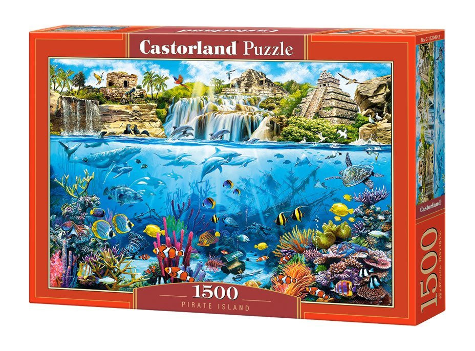 CASTORLAND Puzzle Pirátsky ostrov 1500 dielikov