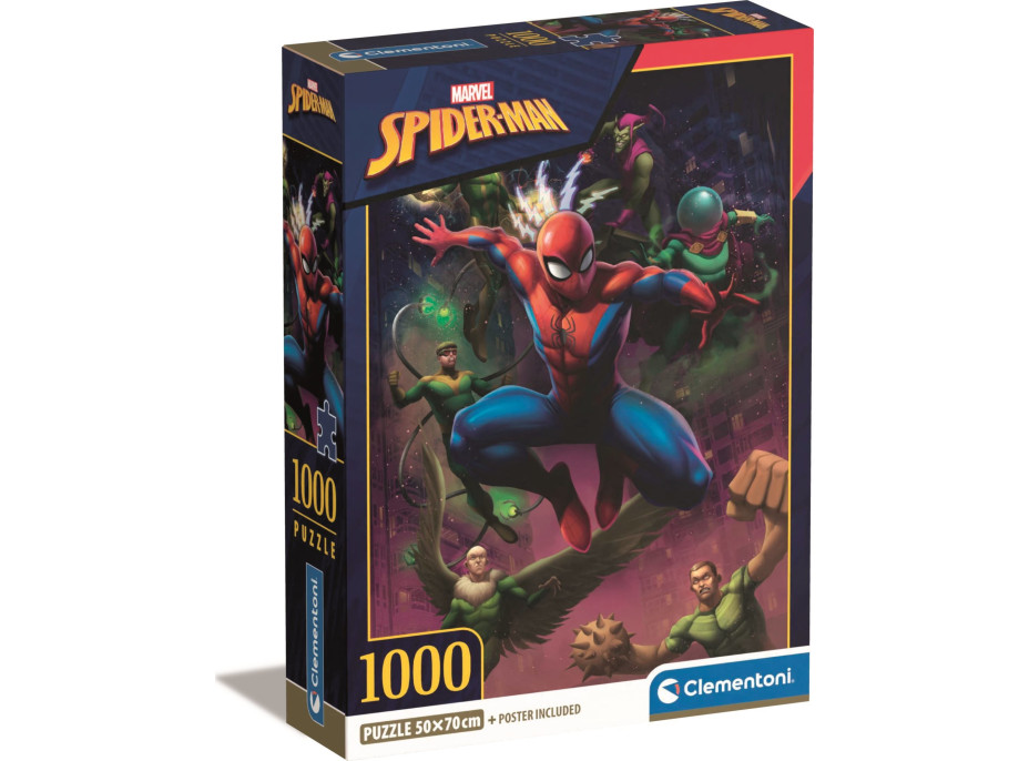 CLEMENTONI Puzzle Spiderman 1000 dielikov