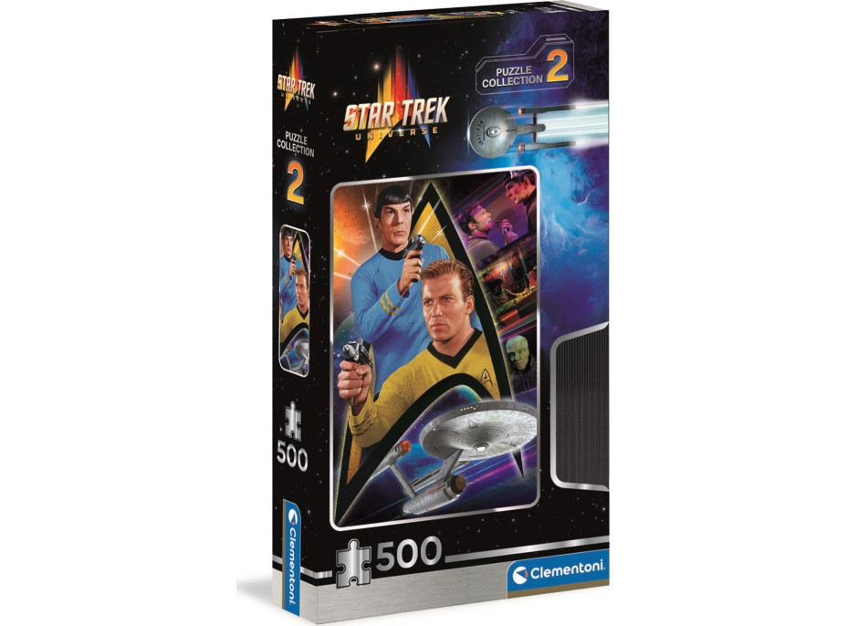 CLEMENTONI Puzzle Star Trek: Kirk a Spock 500 dielikov