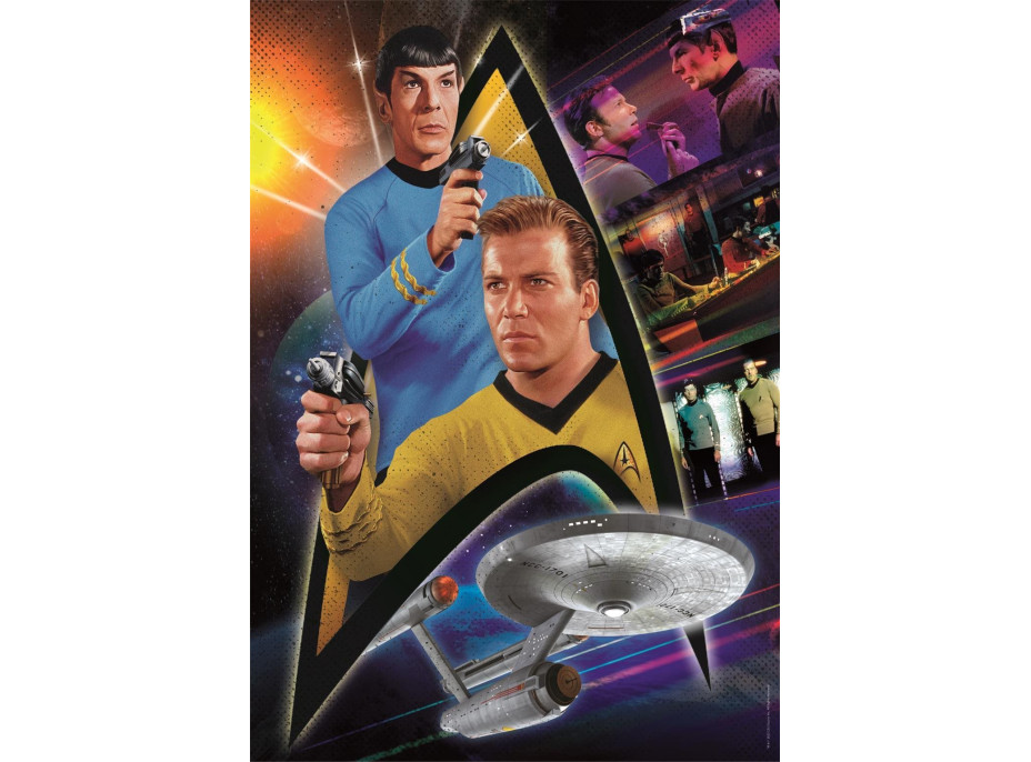 CLEMENTONI Puzzle Star Trek: Kirk a Spock 500 dielikov