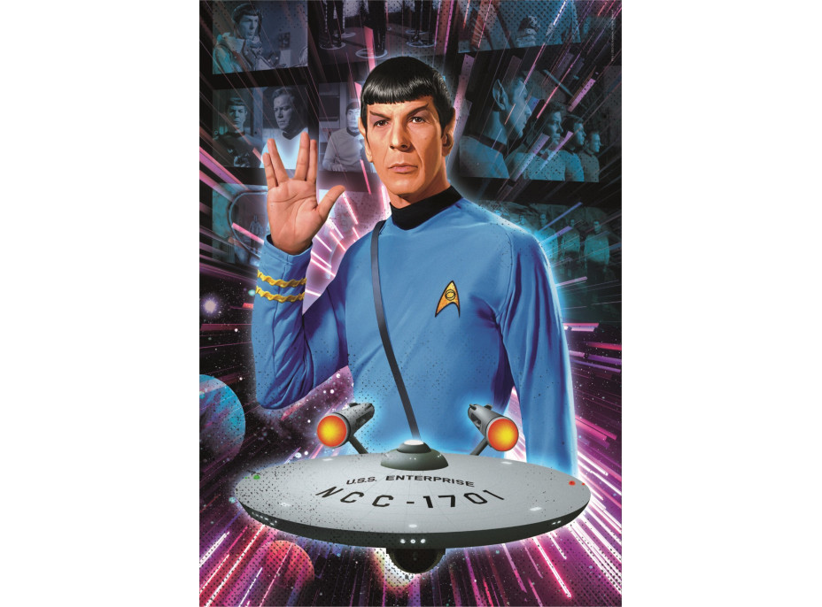 CLEMENTONI Puzzle Star Trek: Spock 500 dielikov