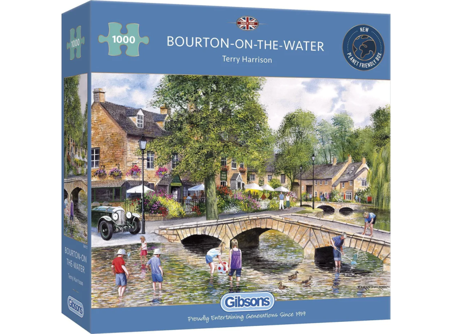 GIBSONS Puzzle Dedina Bourton on the Water 1000 dielikov