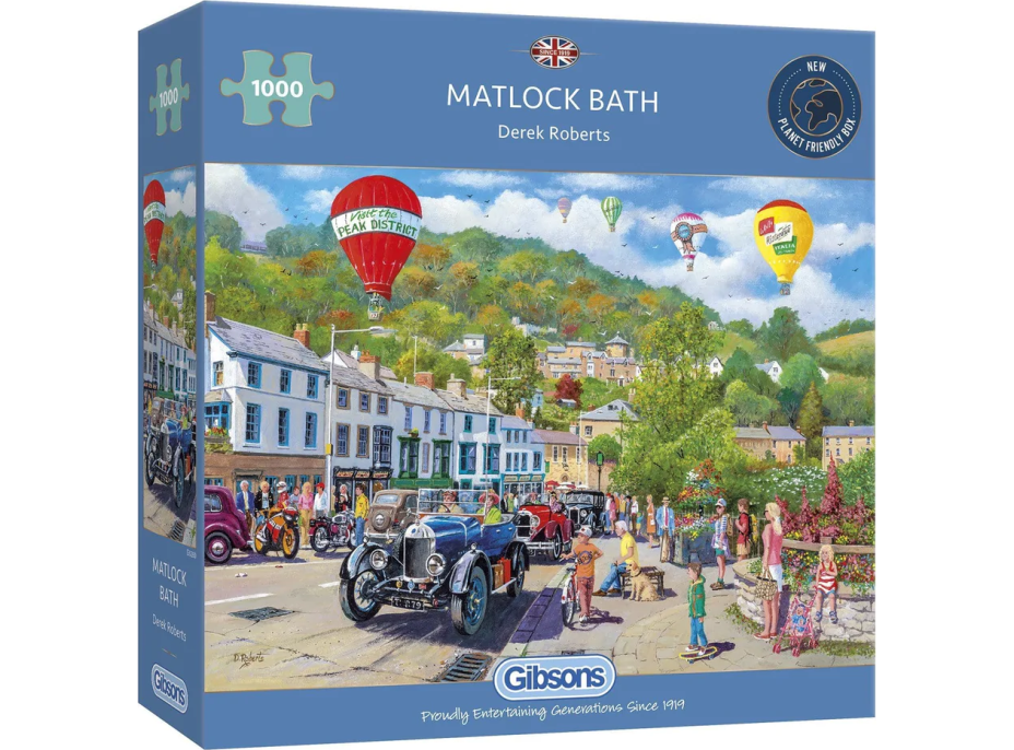 GIBSONS Puzzle Dedina Matlock Bath 1000 dielikov