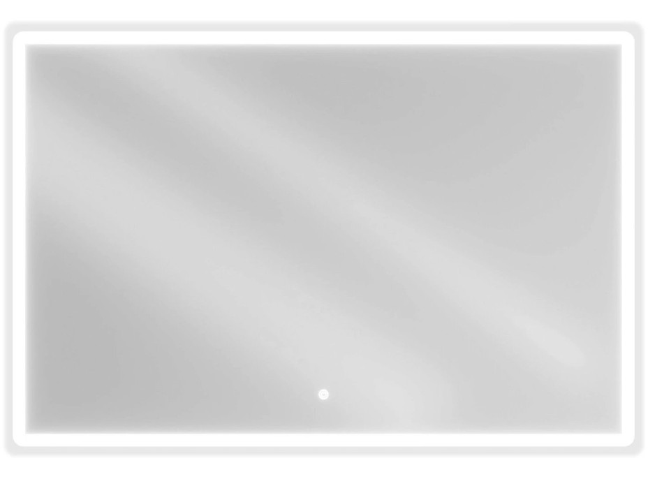 Obdĺžnikové zrkadlo MEXEN NAVIA 120x80 cm - s LED podsvietením a vyhrievaním, 9803-120-080-611-00
