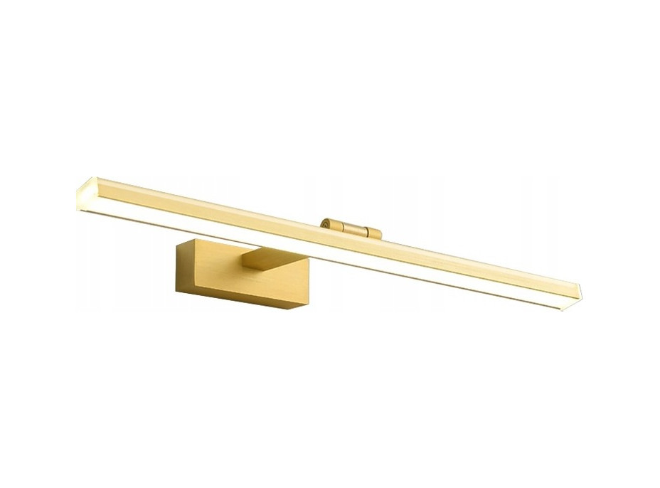 Nástenné LED svietidlo nad zrkadlo GOLDEN - 80 cm - 16W - zlaté