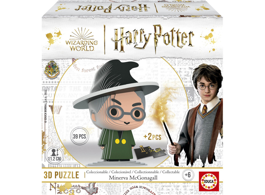 EDUCA 3D puzzle Harry Potter: Minerva McGonagallová 39 dielikov