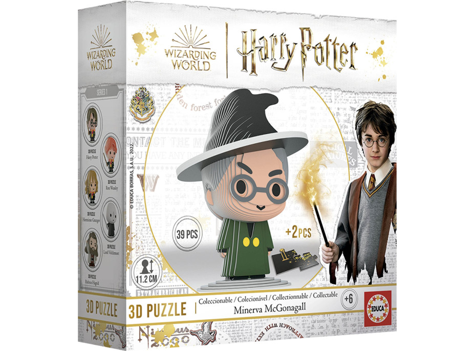 EDUCA 3D puzzle Harry Potter: Minerva McGonagallová 39 dielikov