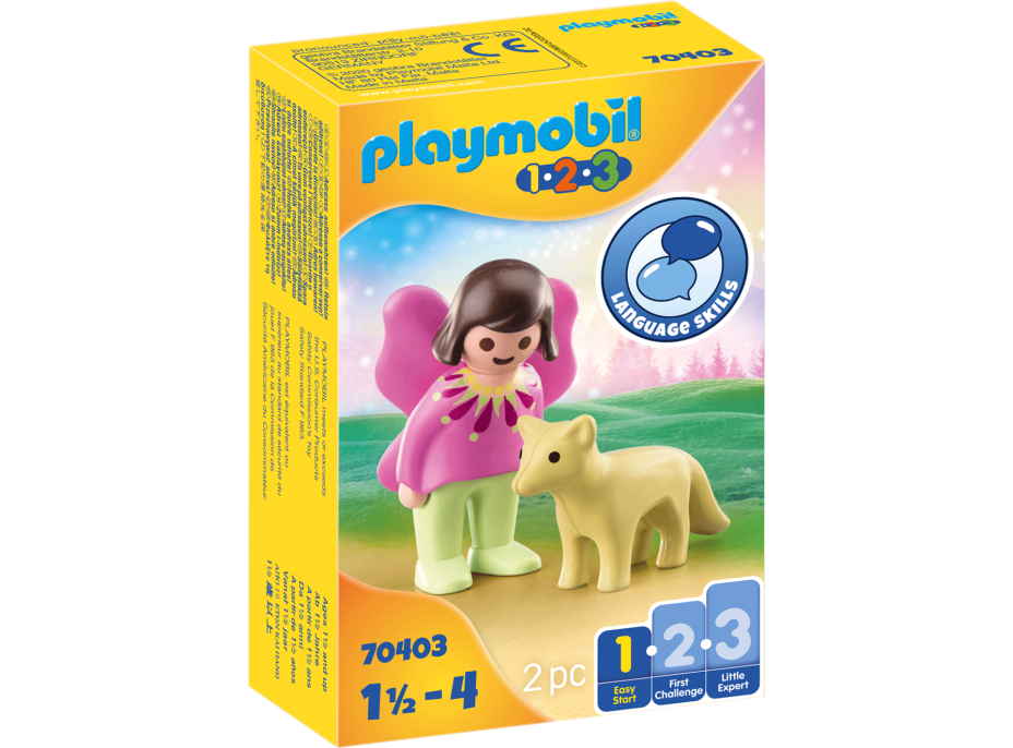 PLAYMOBIL® 1.2.3 70403 Vília kamarátka s líškou