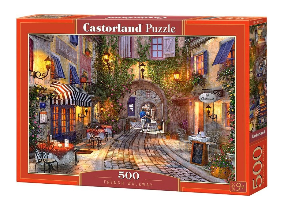 CASTORLAND Puzzle Francúzska ulička 500 dielikov