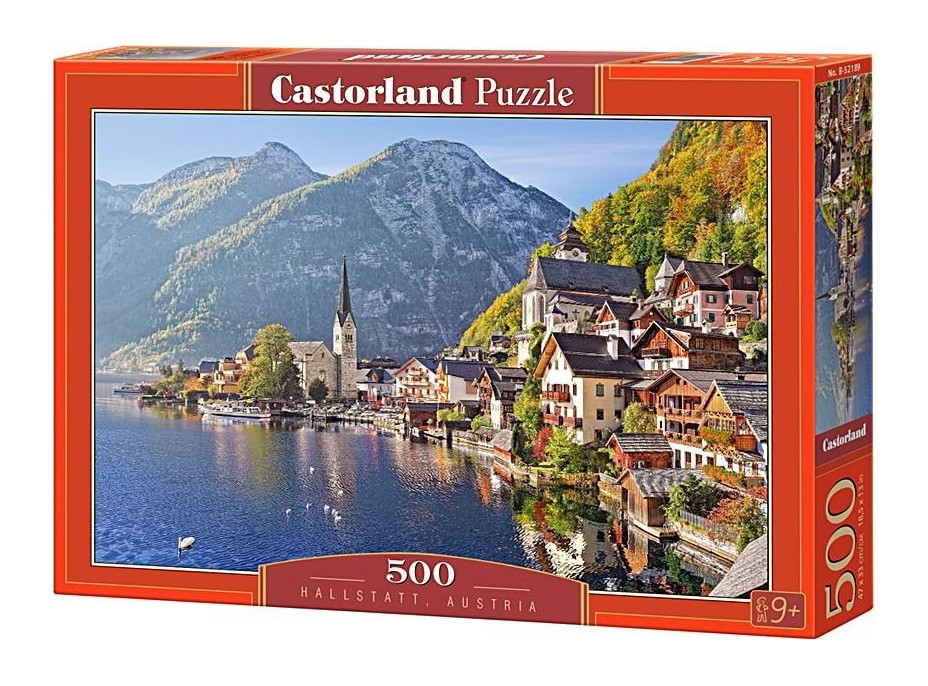 CASTORLAND Puzzle Hallstatt, Rakúsko 500 dielikov