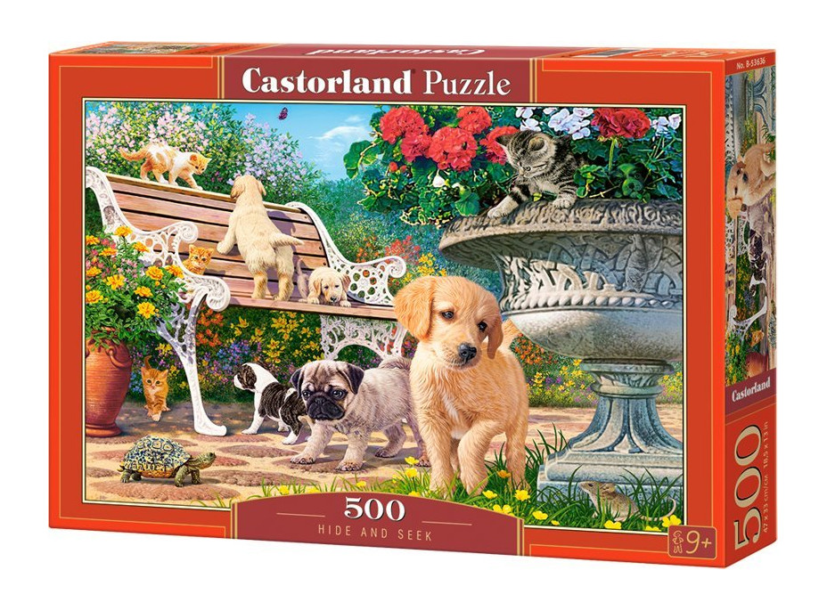 CASTORLAND Puzzle Hra na schovávačku 500 dielikov