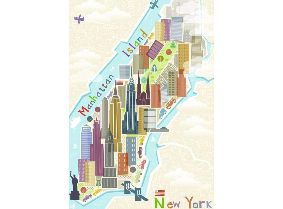 RAVENSBURGER Puzzle Moment: New York 99 dielikov